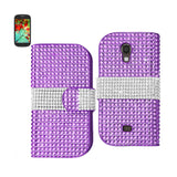 Samsung Galaxy Light Jewelry Diamond Rhinestone Wallet Case