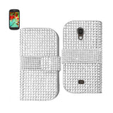 Samsung Galaxy Light Jewelry Diamond Rhinestone Wallet Case