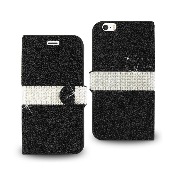 iPhone Se/ iPhone 5S Jewelry Rhinestone Wallet Case