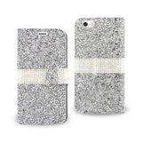 iPhone Se/ iPhone 5S Jewelry Rhinestone Wallet Case