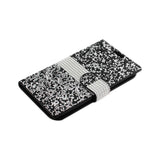  LG K10 Jewelry Rhinestone Wallet Case In Black