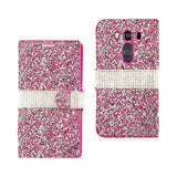 LG V10 Jewelry Rhinestone Wallet Case