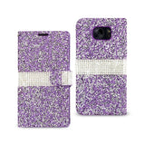 Samsung Galaxy S7 Edge Jewelry Rhinestone Wallet Case