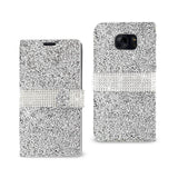 Samsung Galaxy S7 Edge Jewelry Rhinestone Wallet Case