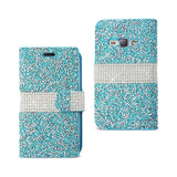 Samsung Galaxy J1 (2016) Jewelry Rhinestone Wallet Case