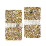 Samsung Galaxy J3 Jewelry Rhinestone Wallet Case