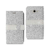 Samsung Galaxy J7 Jewelry Rhinestone Wallet Case