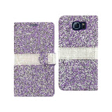 Samsung Galaxy S6 Jewelry Rhinestone Wallet Case