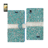 ZTE Warp Elite Jewelry Rhinestone Wallet Case