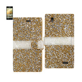 ZTE Warp Elite Jewelry Rhinestone Wallet Case