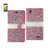 ZTE Warp Elite Jewelry Rhinestone Wallet Case