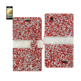 ZTE Warp Elite Jewelry Rhinestone Wallet Case