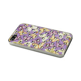  iPhone Se/ 5S/ 5Studded Plating Rivets Butterflies Design Case In Purple