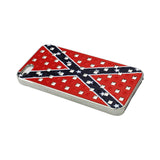  iPhone Se/ 5S/ 5Studded Plating Rivets Confederate Flag Design Case In Red