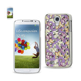 Samsung Galaxy S4 Studded Plating Rivets Butterflies Design Case