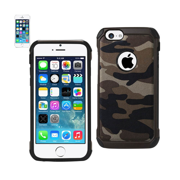 iPhone 5C Hybrid Leather Camouflage Case