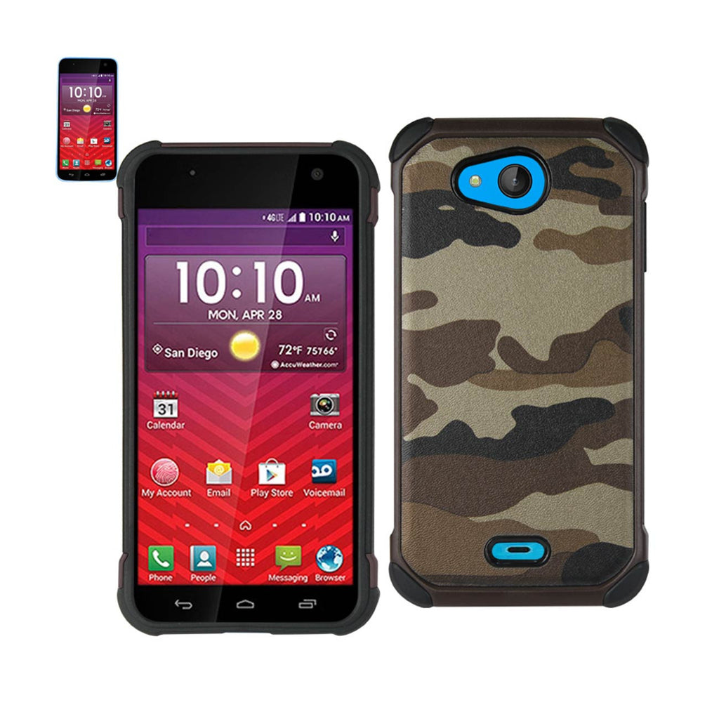 Kyocera Hydro Wave Hybrid Leather Camouflage Case