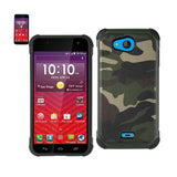 Kyocera Hydro Wave Hybrid Leather Camouflage Case