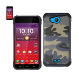 Kyocera Hydro Wave Hybrid Leather Camouflage Case