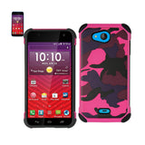 Kyocera Hydro Wave Hybrid Leather Camouflage Case