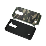  LG Volt 2 Hybrid Leather Camouflage Case In Army Green