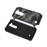  LG Volt 2 Hybrid Leather Camouflage Case In Army Navy