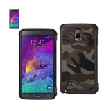 Samsung Galaxy Note 4 Hybrid Leather Camouflage Case