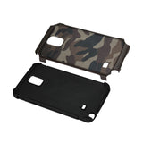  Samsung Galaxy Note 4 Hybrid Leather Camouflage Case In Brown