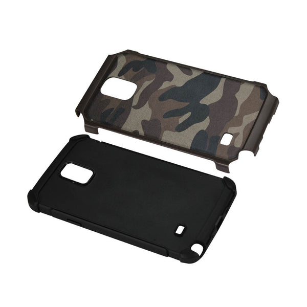 Samsung Galaxy Note 4 Hybrid Leather Camouflage Case