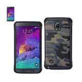 Samsung Galaxy Note 4 Hybrid Leather Camouflage Case