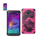 Samsung Galaxy Note 4 Hybrid Leather Camouflage Case