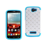 Alcatel One Touch Fierce 2 Hybrid Heavy Duty Jewelry Diamond Case