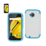 Motorola Moto E (2015) Hybrid Heavy Duty Jewelry Diamond Case