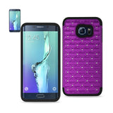 Samsung Galaxy S6 Edge Plus Hybrid Heavy Duty Jewelry Diamond Case