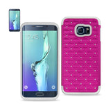 Samsung Galaxy S6 Edge Plus Hybrid Heavy Duty Jewelry Diamond Case