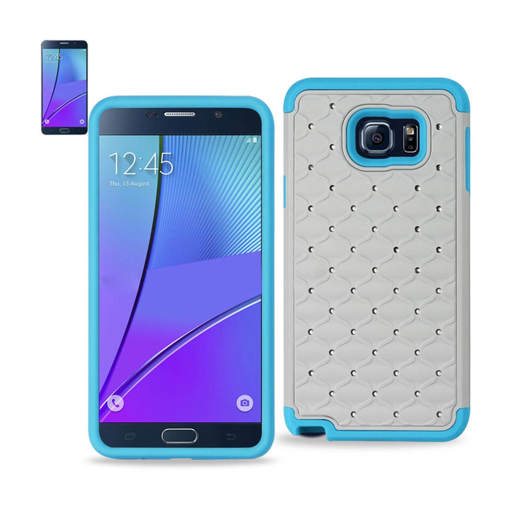 Samsung Galaxy Note 5 Hybrid Heavy Duty Jewelry Diamond Case