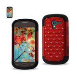 Samsung Galaxy Exhibit Hybrid Heavy Duty Jewelry Diamond Case