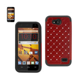 ZTE Speed Hybrid Heavy Duty Jewelry Diamond Case