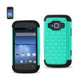 ZTE Concord 2 Hybrid Heavy Duty Jewelry Diamond Case