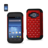 ZTE Concord 2 Hybrid Heavy Duty Jewelry Diamond Case