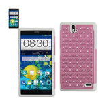 ZTE Grand X Max Hybrid Heavy Duty Jewelry Diamond Case