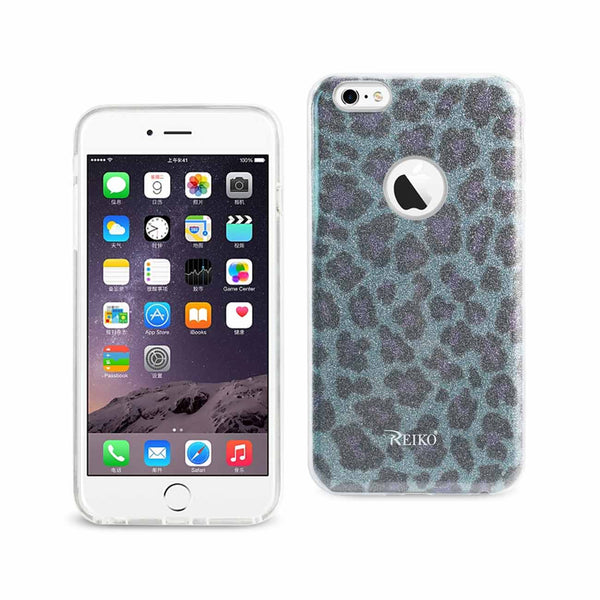 iPhone 6 Plus/ 6S Plus Shine Glitter Shimmer Leopard Hybrid Case