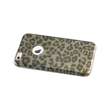  iPhone 6 Plus/ 6S Plus Shine Glitter Shimmer Hybrid Case In Leopard Gold