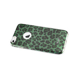  iPhone 6 Plus/ 6S Plus Shine Glitter Shimmer Hybrid Case In Leopard Green