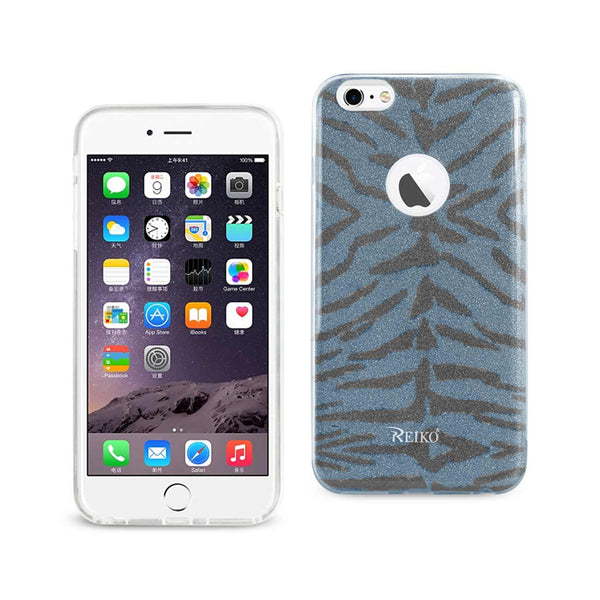 iPhone 6 Plus/ 6S Plus Shine Glitter Shimmer Tiger Stripe Hybrid Case