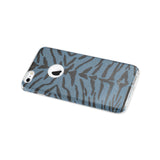  iPhone 6 Plus/ 6S Plus Shine Glitter Shimmer Tiger Stripe Hybrid Case In Blue