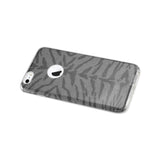  iPhone 6 Plus/ 6S Plus Shine Glitter Shimmer Tiger Stripe Hybrid Case In Gray