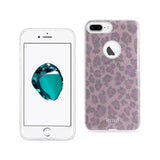 iPhone 7 Plus Shine Glitter Shimmer Leopard Hybrid Case