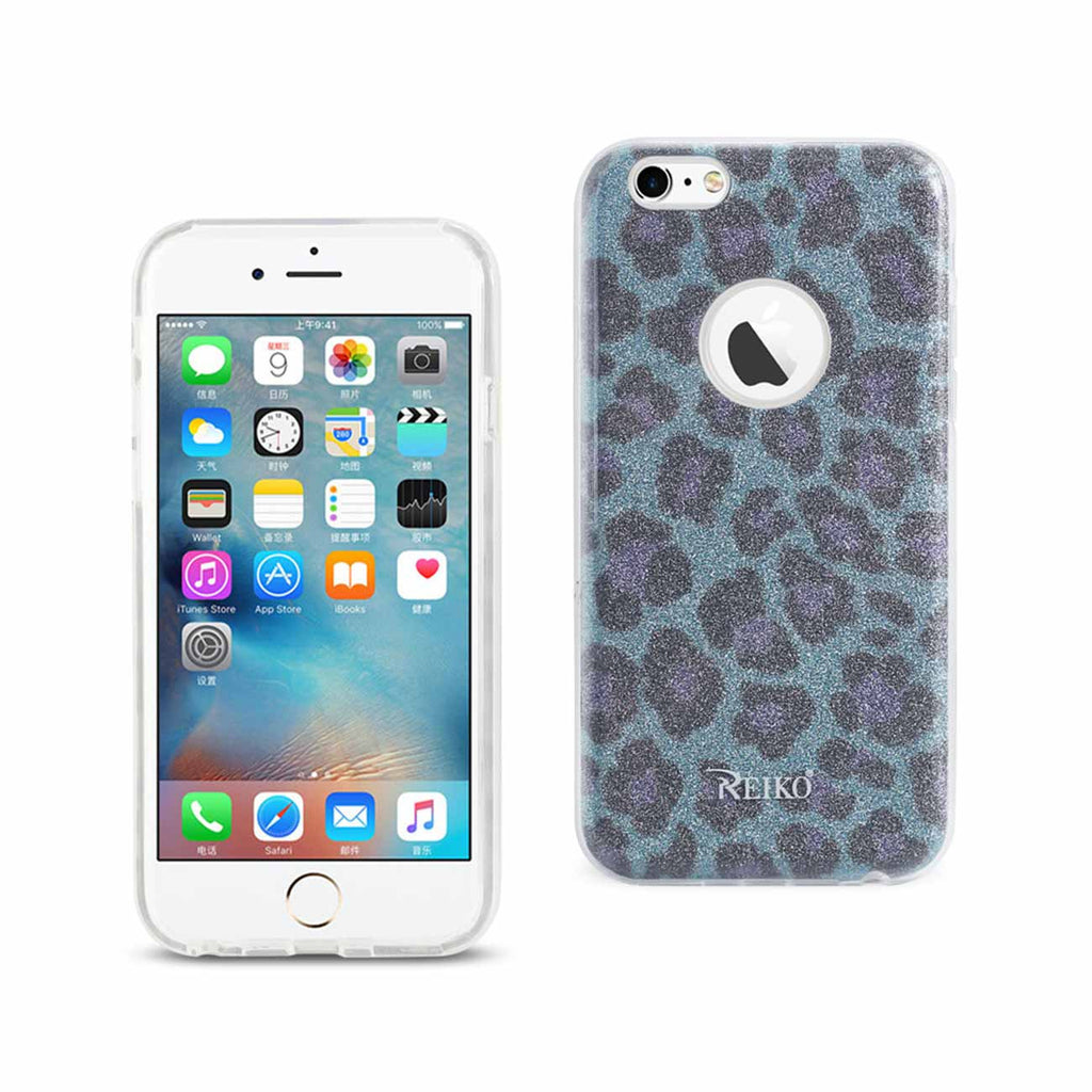 iPhone 6/ 6S Shine Glitter Shimmer Leopard Hybrid Case