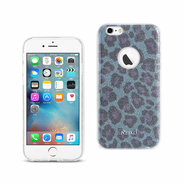 iPhone 6/ 6S Shine Glitter Shimmer Leopard Hybrid Case